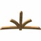 Ekena Millwork Davenport Rough Sawn Timber Gable Bracket, Western Red Cedar, 96"W x 56"H x 4"D x 6"F, 14/12 Pitch GBW096X56X0406DAV00RWR - alternate 4